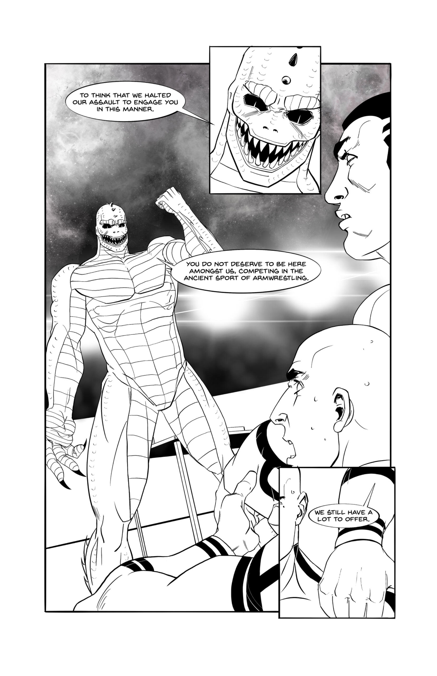 Intergalactic Arm Wars Issue #1 Page 5 Preview IAW Issue #1 Preview