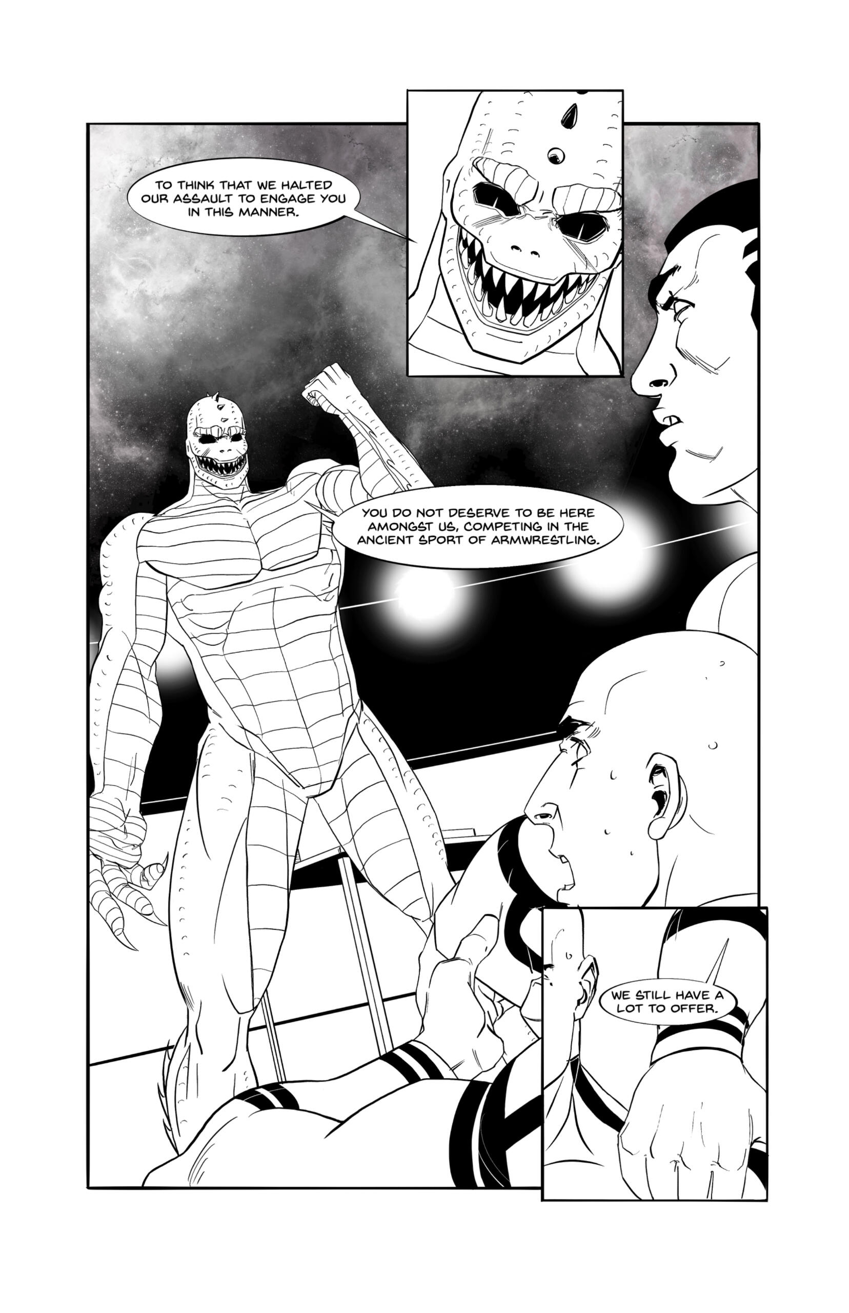 Intergalactic Arm Wars Issue #1 Page 5 Preview IAW Issue #1 Preview