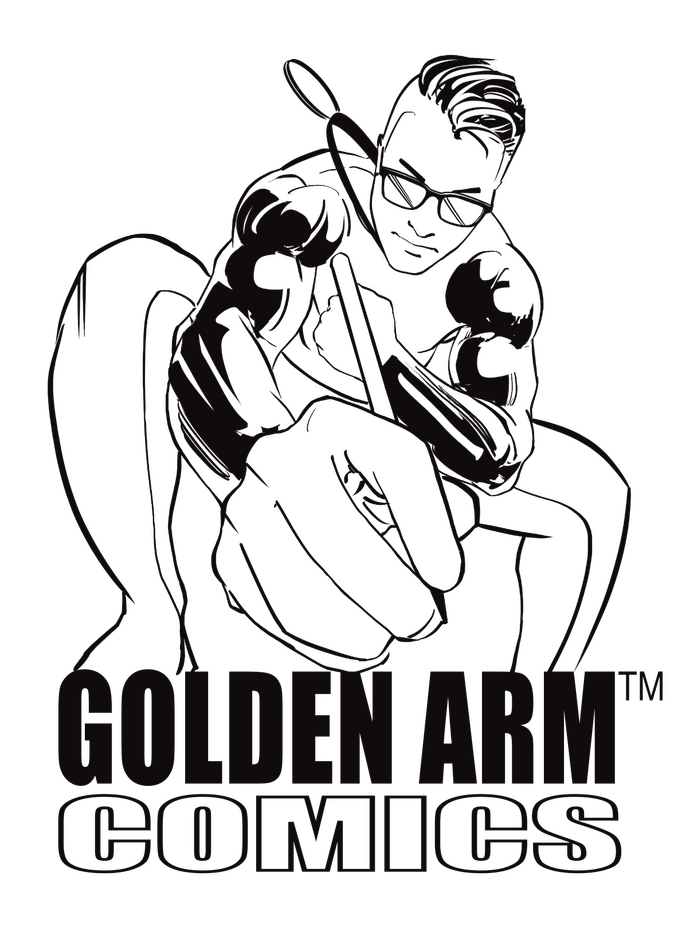 Golden Arm Comics Logo